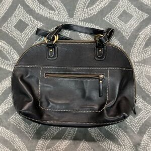 Giani Bernini black satchel handbag